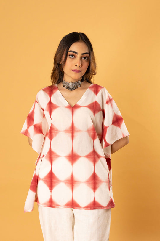 Clamp Kaftan Top- White - Cult91