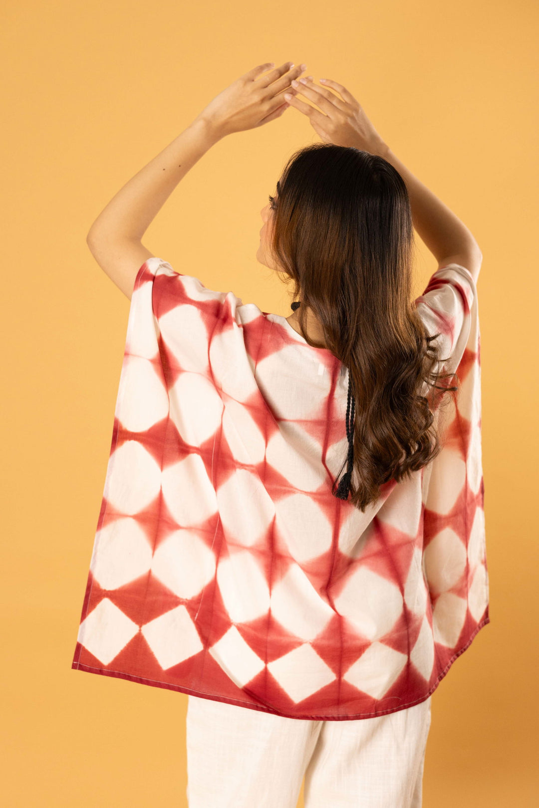 Clamp Kaftan Top- White - Cult91