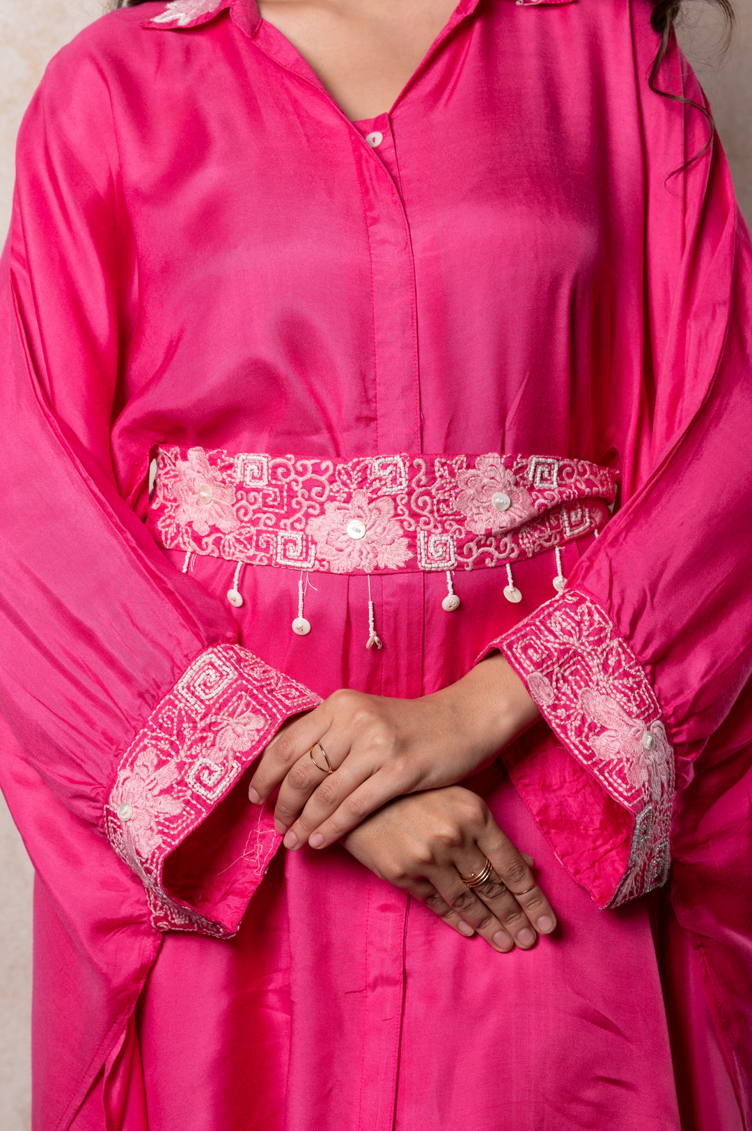 Pink Kaftan Co-ord set
