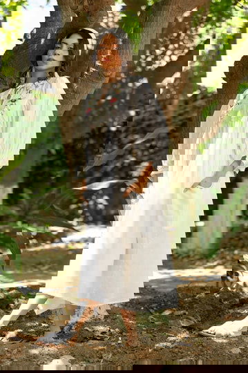 White Embroidered Dress - Cult91