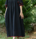 Black Scallop Dress - Cult91