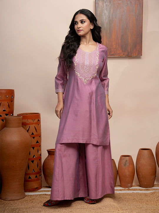 Chanderi Silk Suit Set - Cult91