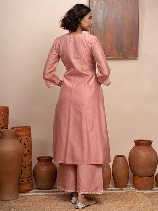 Chanderi Silk Suit Set - Cult91