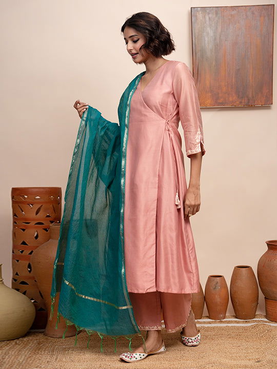 Chanderi Silk Suit Set - Cult91