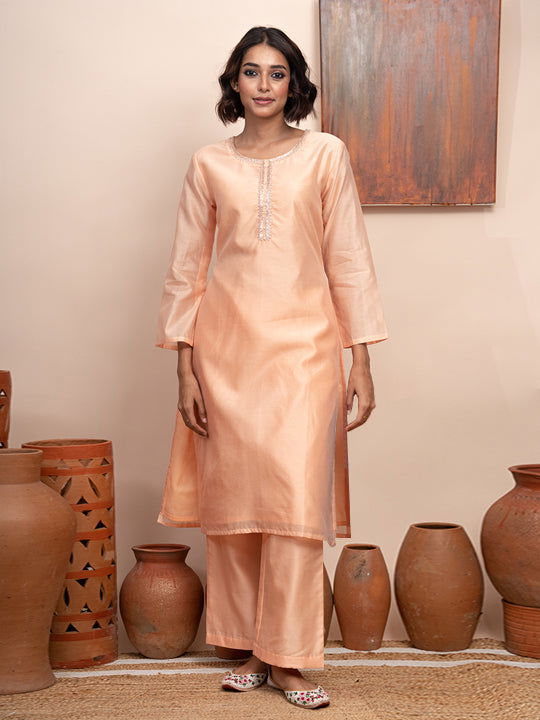 Chanderi Silk Suit Set - Cult91