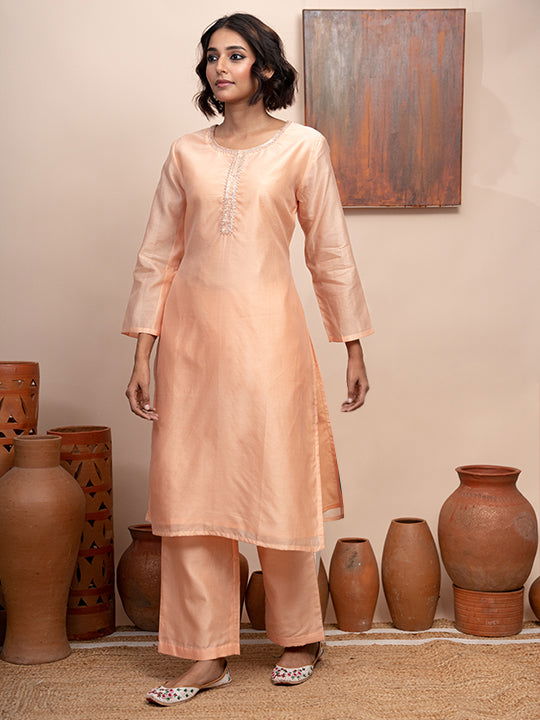 Chanderi Silk Suit Set - Cult91