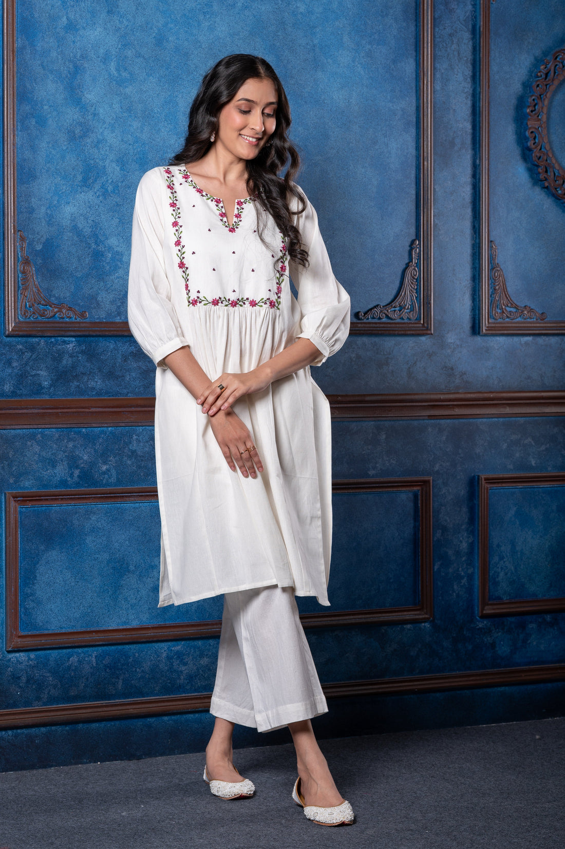 Women Cotton Flex Hand Suit Set