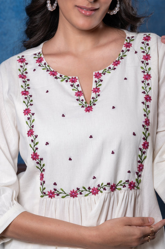 Women Cotton Flex Hand Suit Set