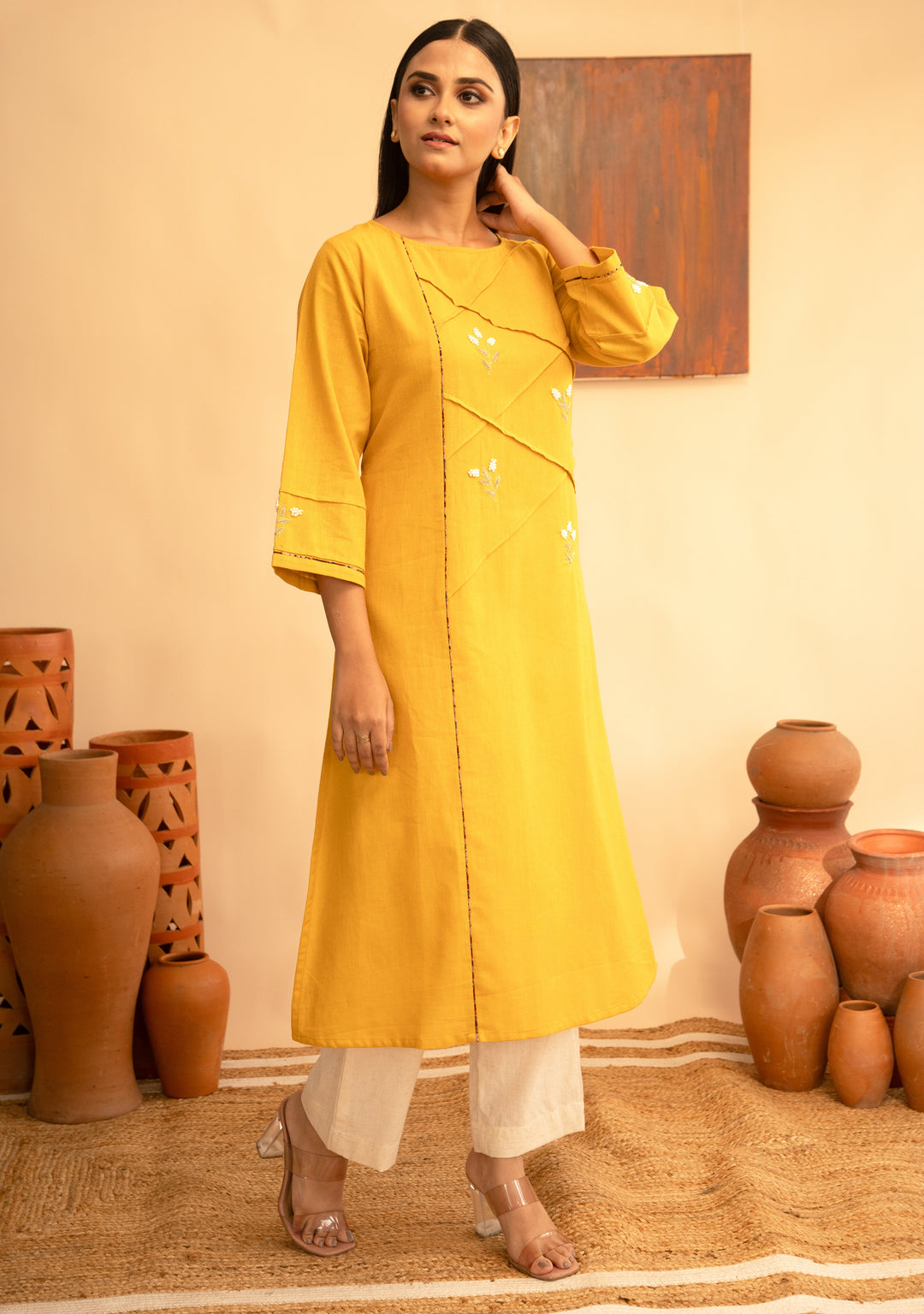 Women’s Round Neck Regular Fit Kurta