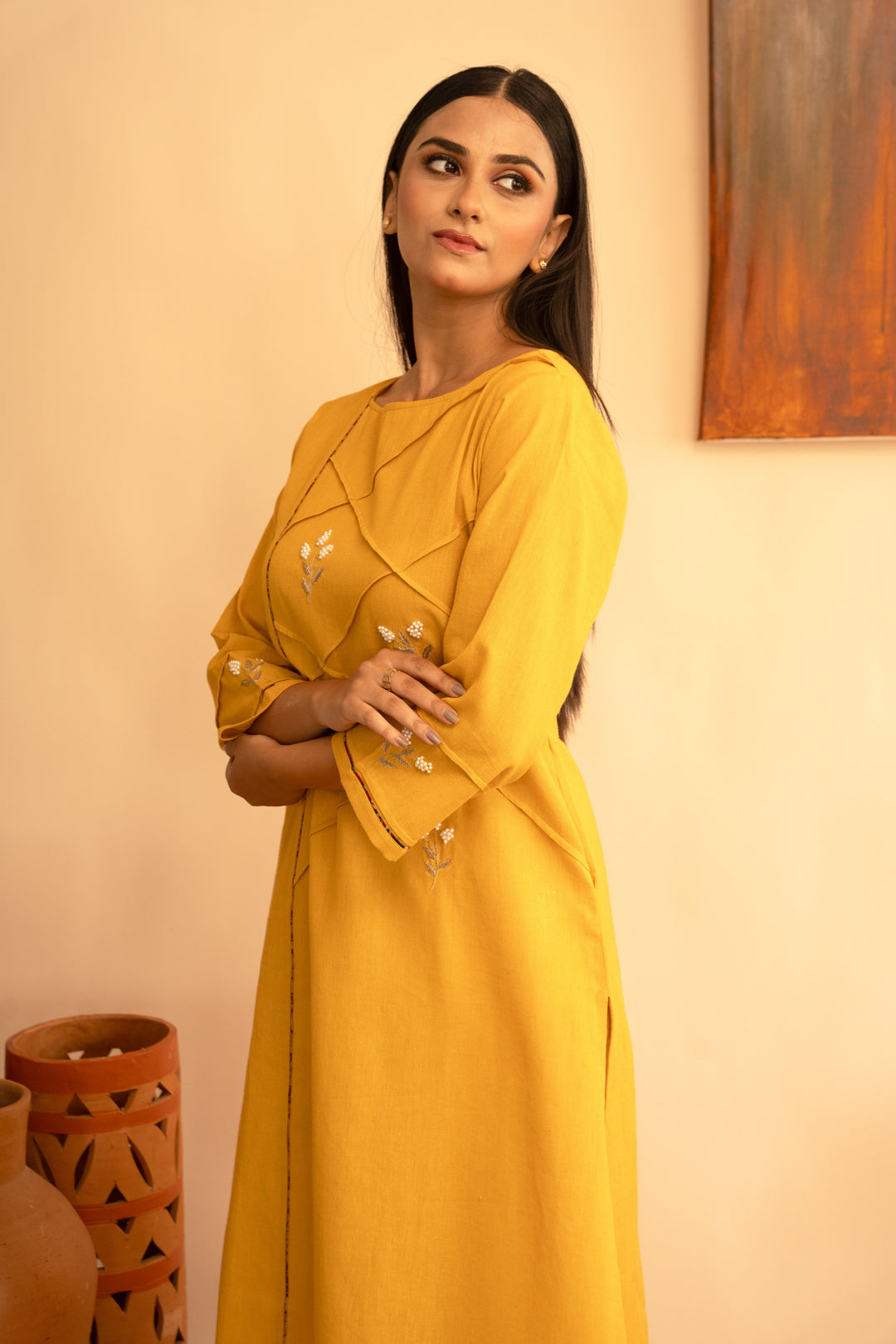 Women’s Round Neck Regular Fit Kurta