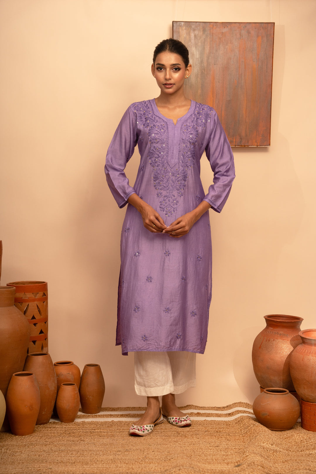 Women’s Round Neck Regular Fit Kurta