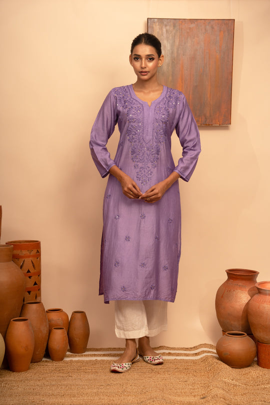Women’s Round Neck Regular Fit Kurta