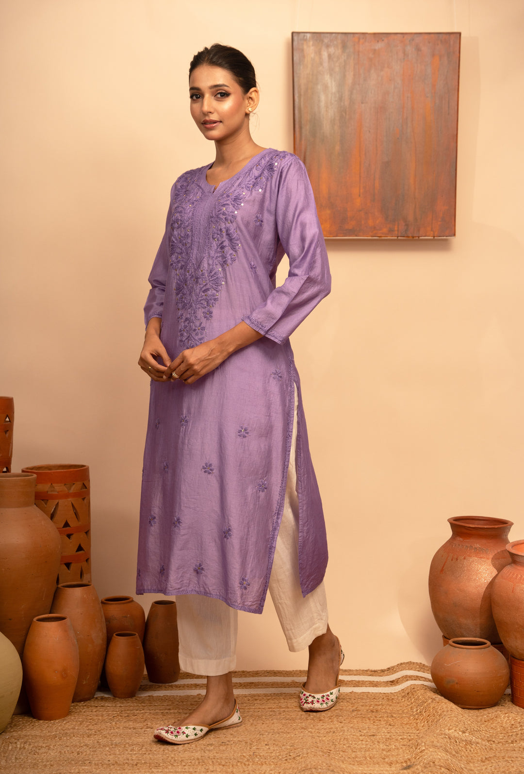 Women’s Round Neck Regular Fit Kurta
