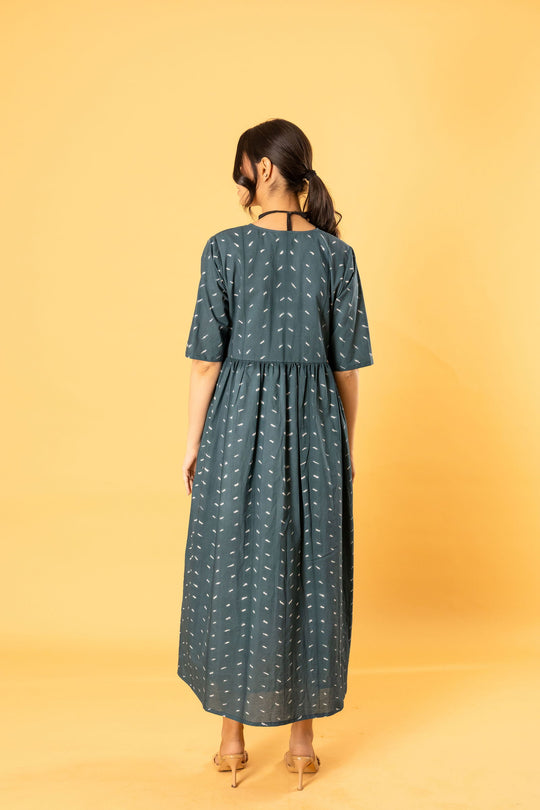 Dash midi dress in teal - Cult91