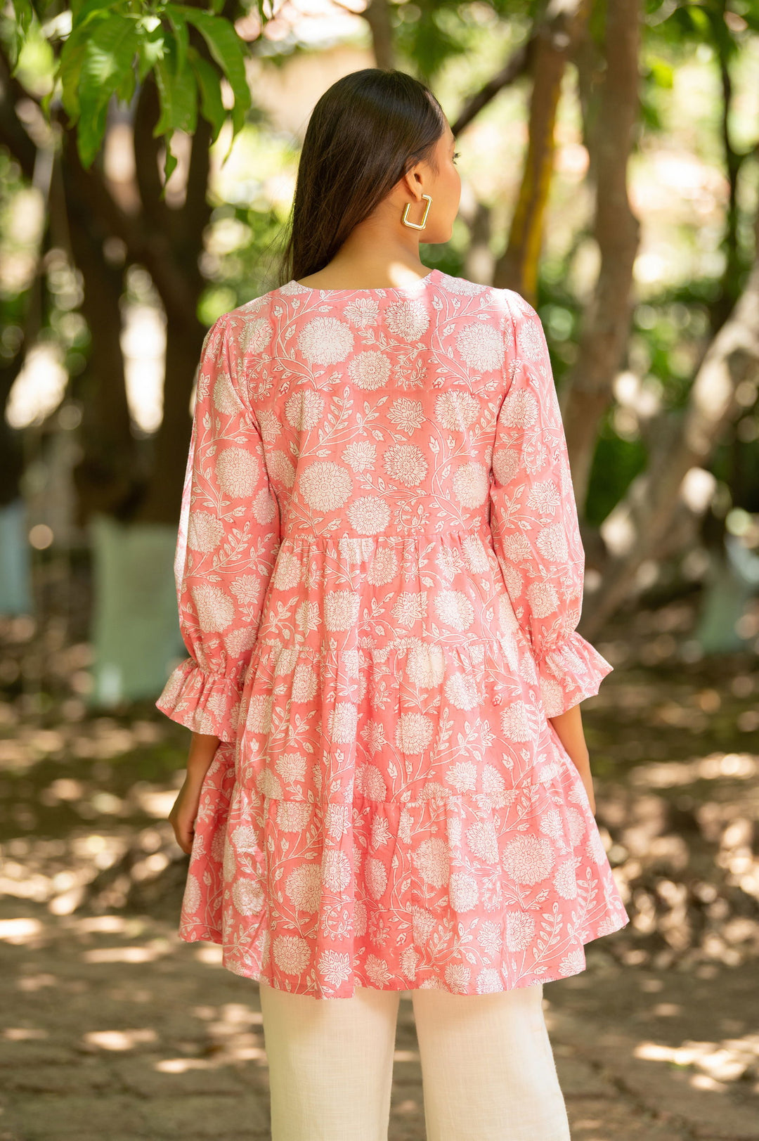 Pink Printed Tunic - Cult91