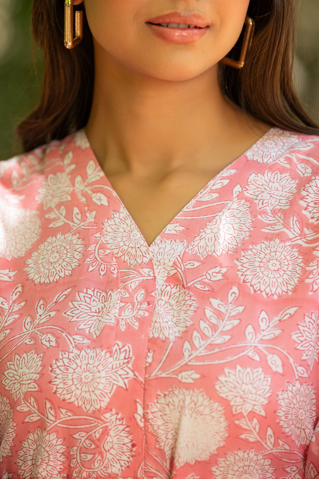 Pink Printed Tunic - Cult91