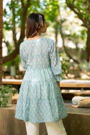 Blue Printed Tunic