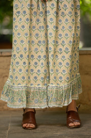 Block Printed Cotton Skirt