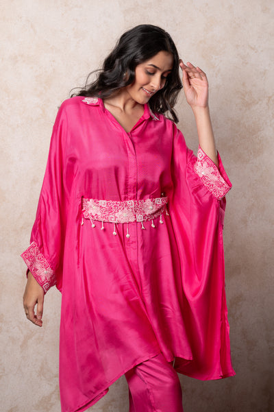 Pink Kaftan Co-ord set