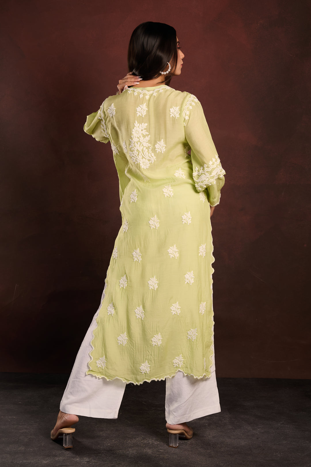 Light Green Chikankari Kurta