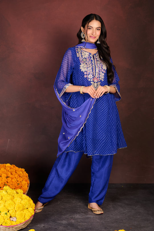 Midnight Blue 3-Piece Suit Set