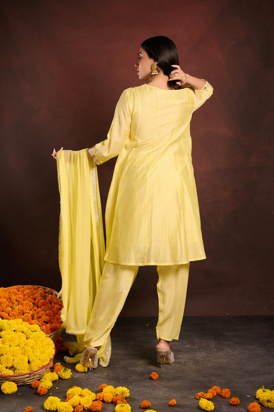 Lemon Yellow Suit Set