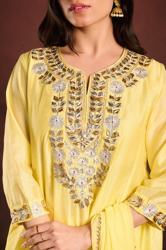Lemon Yellow Suit Set