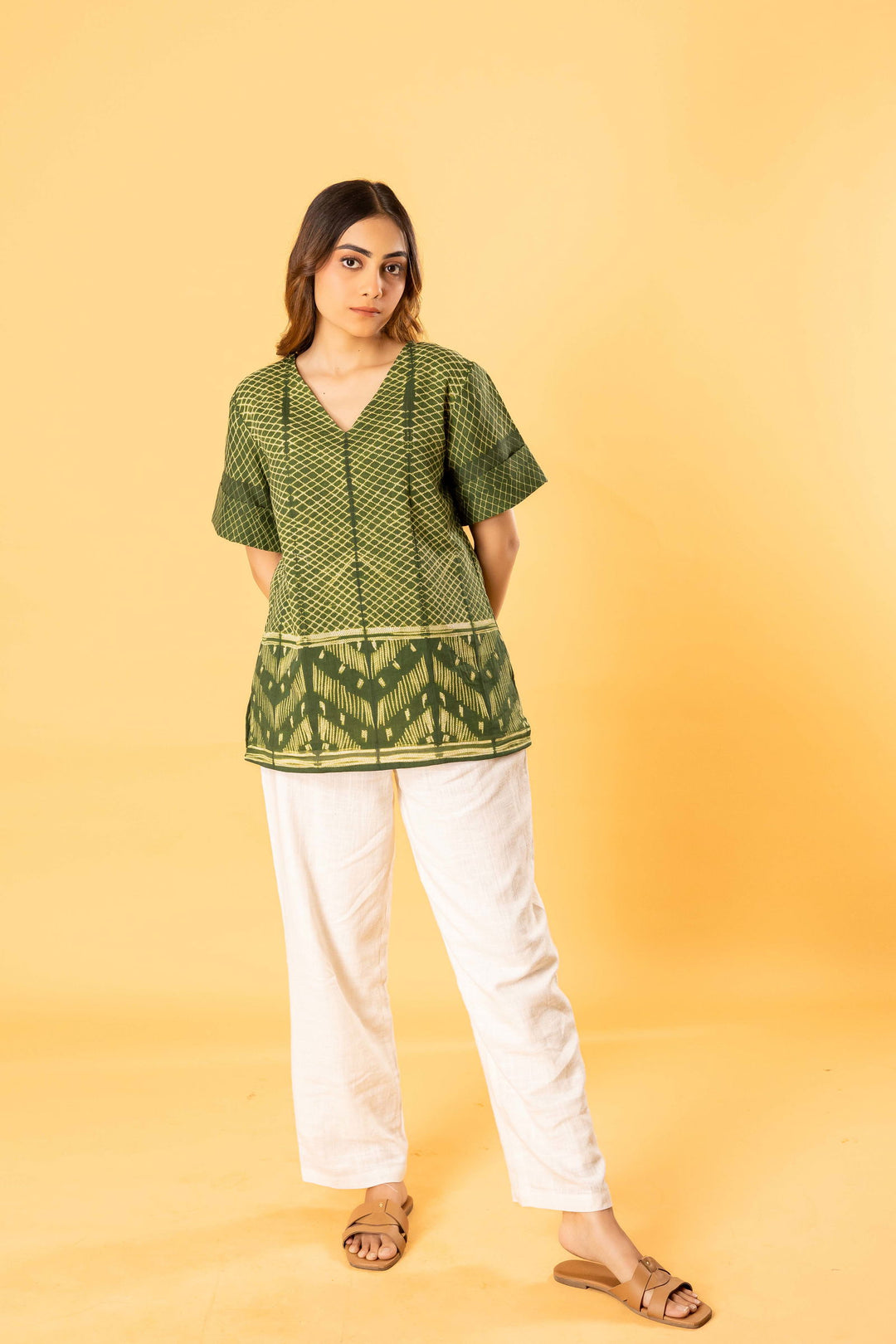 Sunday summer top in green - Cult91