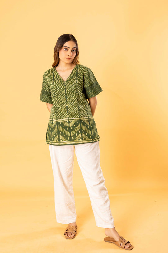 Sunday summer top in green - Cult91