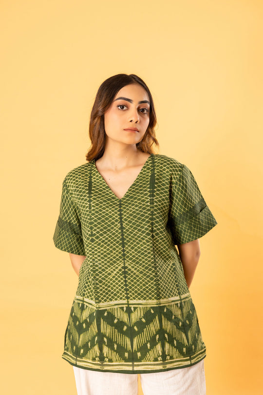 Sunday summer top in green - Cult91