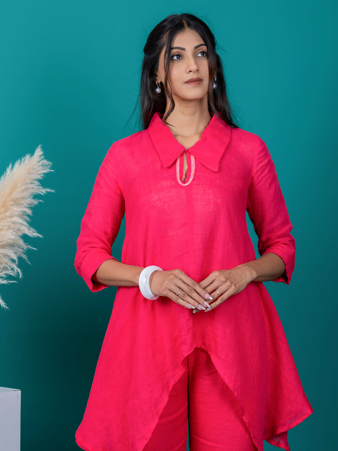 Pink Linen co-ord set