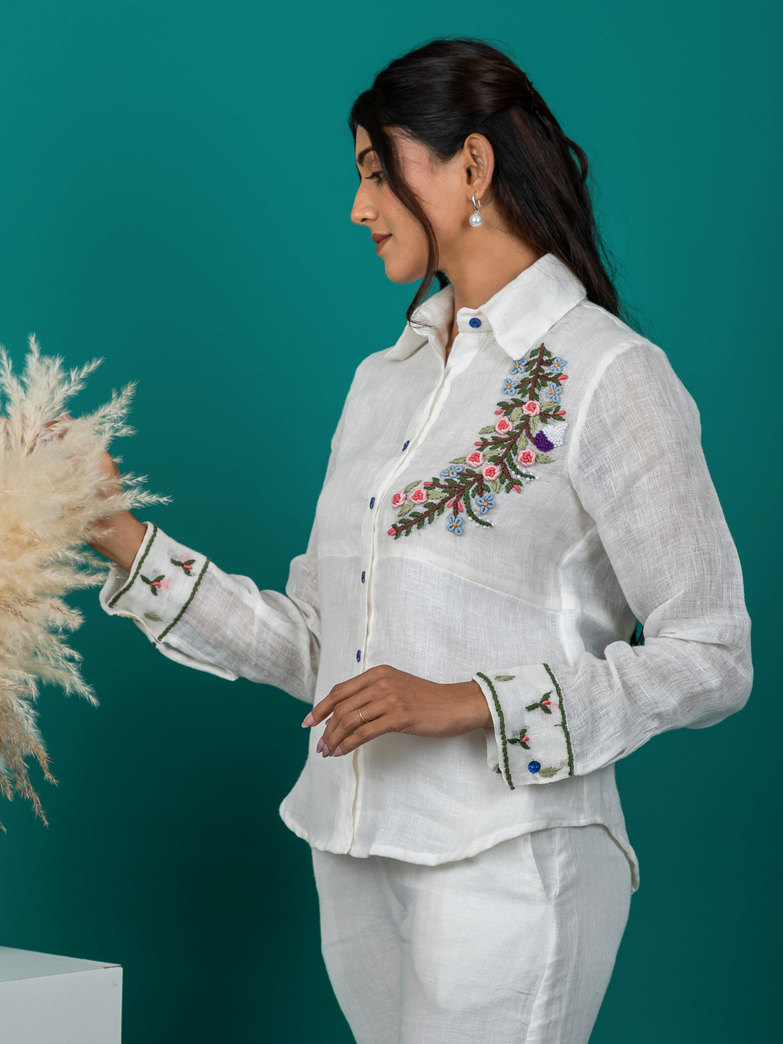 Off White linen co-ord set