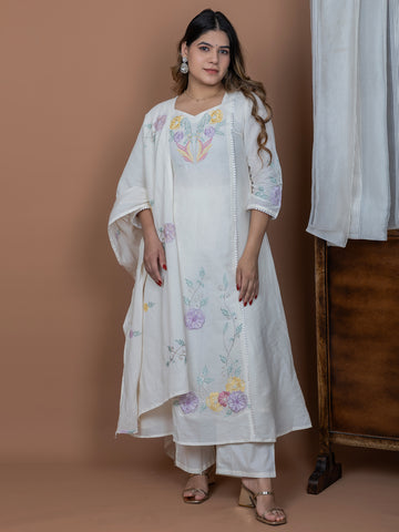 Classic Anarkali 3-Piece Suit Set
