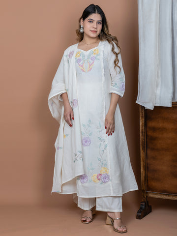 Classic Anarkali 3-Piece Suit Set