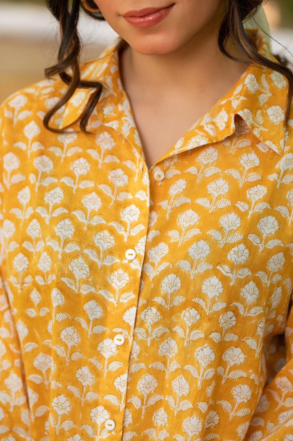 Yellow Printed Shirt - Cult91