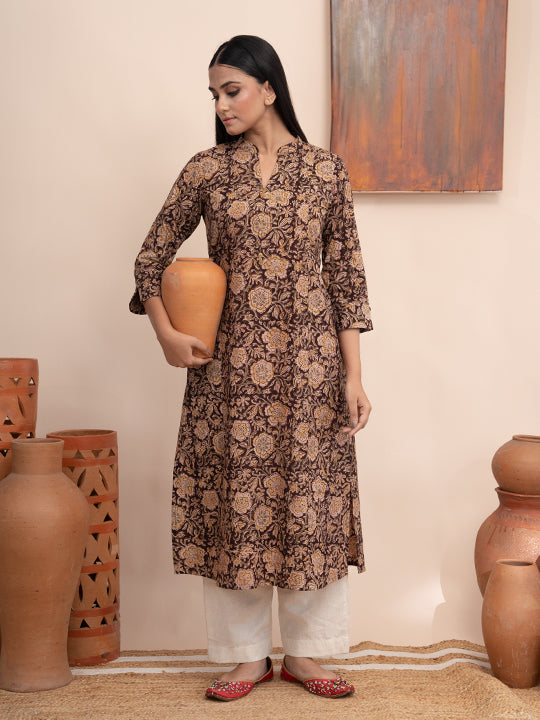 Handloom Cotton Kalamkari Kurta