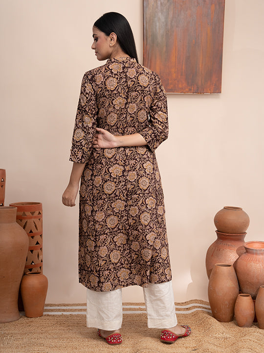 Handloom Cotton Kalamkari Kurta