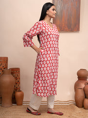 Block Printed Jaipuri Cotton Kurta