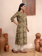 Handloom Cotton Kalamkari Kurta