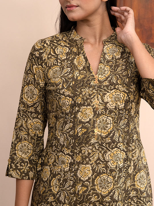 Handloom Cotton Kalamkari Kurta