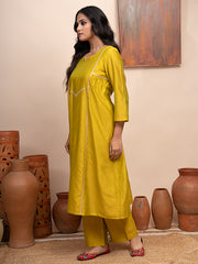 Chanderi Silk Suit Set