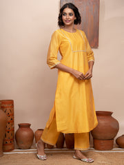 Chanderi Silk Suit Set