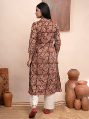 Handloom Cotton Kalamkari Kurta