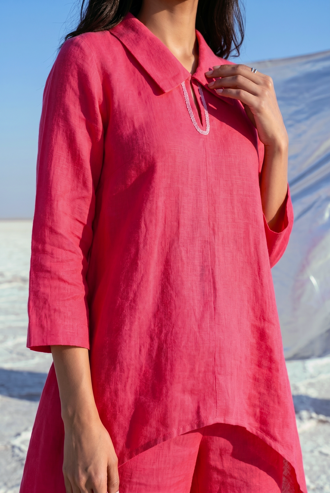 Pink Linen cord set